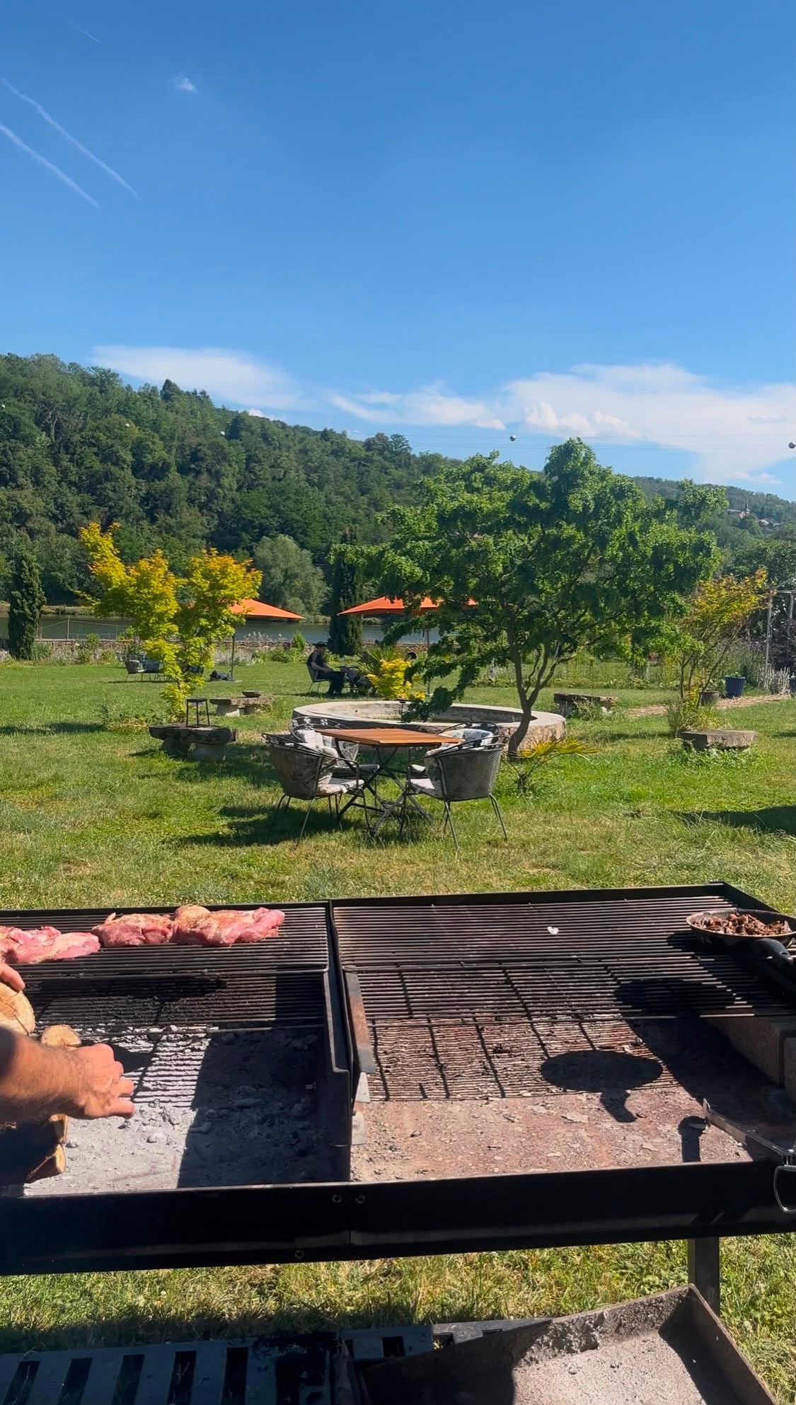 Asado en el rio Moselle