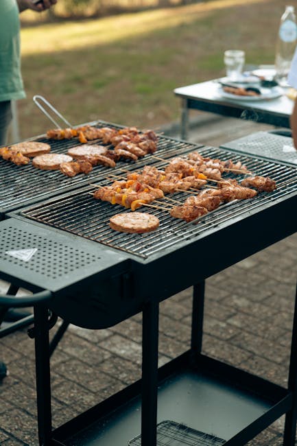 Outdoor table for an asado experience in the city